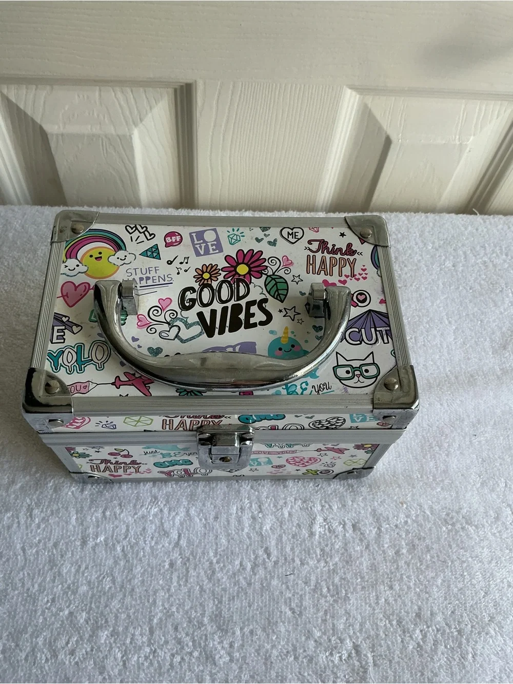 Good Vibes Kids Jewelry Box - White Multicolor
